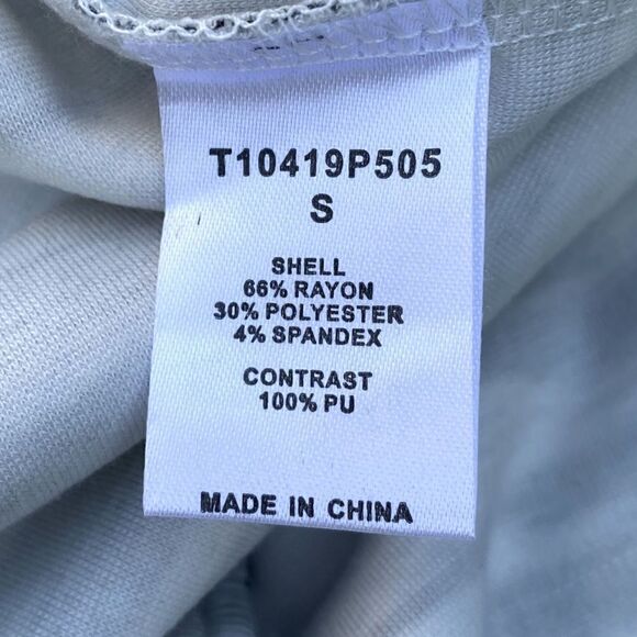 TART Fitted Mini Dress Sz S Black/White/Gray Stripes Abstract Animal Print. EUC - Picture 10 of 11